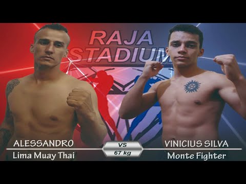 ALESSANDRO LIMA (LIMA MUAY THAI) vs VINICIUS SILVA (MONTE FIGHTER) 67 KG RAJA 38 - RAJA STADIUM