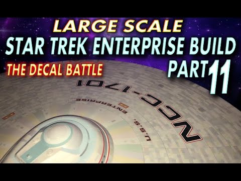 Large scale Enterprise build PART 11. Masking tape over decals, whats the worst that could happen !!