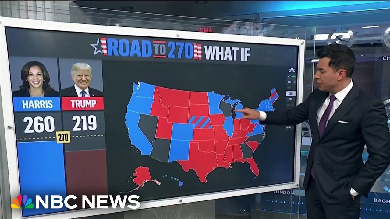 Possible paths to a win in the 2024 presidential election