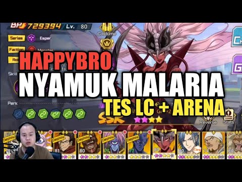 HAPPYBRO : TES DRIVE NYAMUK MALARIA B4 || One Punch Man The Strongest