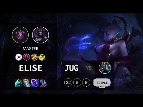 Elise Jungle vs Ekko - KR Master Patch 11.24
