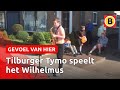 Tilburger Tymo speelt het Wilhelmus voor de deur