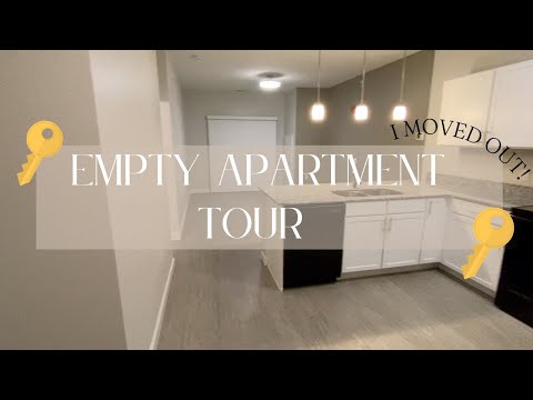 FINALLY MOVED INTO MY FIRST APARTMENT! | Empty Apartment Tour | 1 Bedroom Apartment