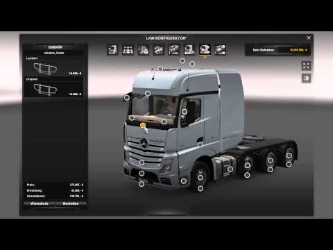 ETS2 - Mod in progress #004 | Actros/Arocs SLT 8x4 - More accessory-points
