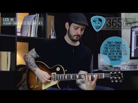 Lick 66/365 - Flashy Chromatic Descent in E | 365 Guitar Licks Project