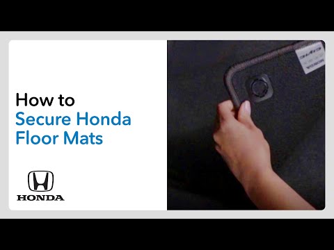 How to Secure Honda Floor Mats