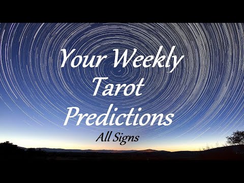 All Zodiac Signs 🌬🔥💧🌎 Your Weekly Tarot Predictions October 24 - October 30, 2021