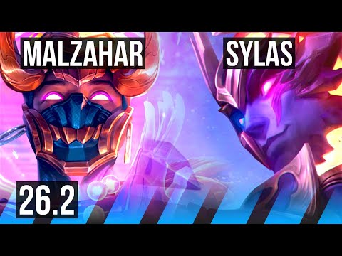 MALZAHAR vs SYLAS (MID) | 39K damage | EUW Grandmaster | 26.2
