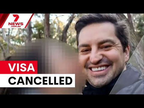 Neo-Nazi Matthew Gruter detained after visa cancellation | 7NEWS