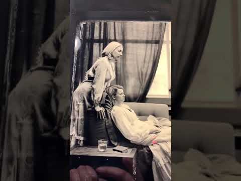 “Fading Away, Again” Wet Plate Collodion Clearing In Fixer