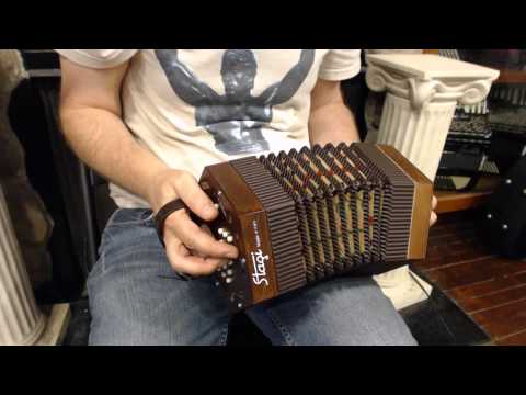 STAGM5CG - NEW Stagi Anglo Concertina M-5 C-G $699