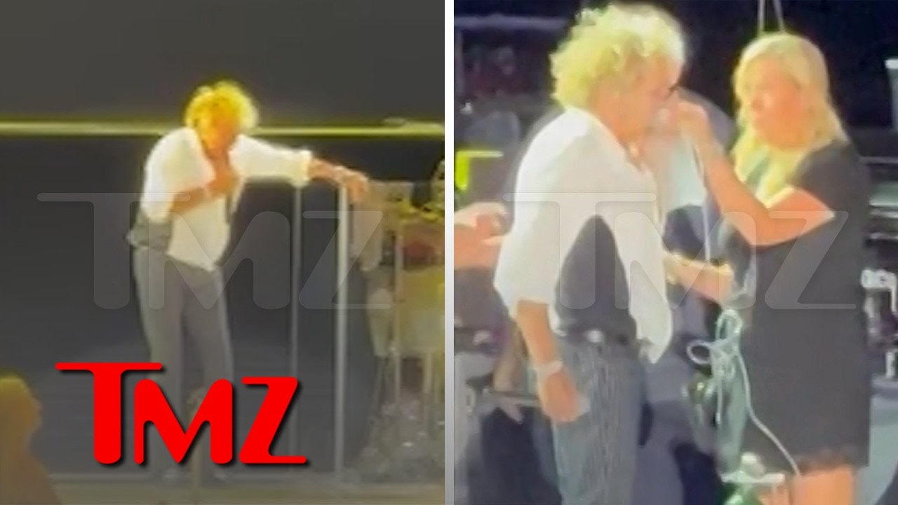 Rod Stewart Needs Oxygen Tank During Utah Concert, Video | TMZ - YouTube