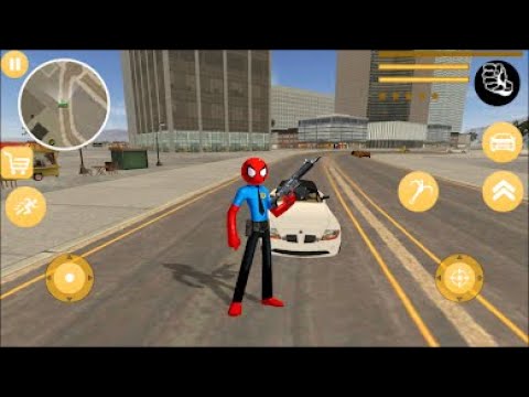 Policeman Stickman Simulator #2 | New Spiderman Police Game