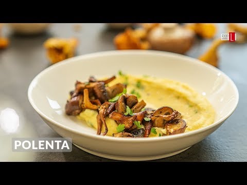 Creamy Polenta with Mushrooms and Cheese | Food Channel L Recipes