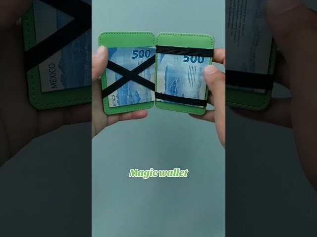 Vídeo relacionado con Flash Cash Wallet - Divertidos accesorios interactivos de mago | Cartera mágica de primer plano | para reuniones familiares, hogar, viajes, festivales, talentos, actuaciones, escuela, de