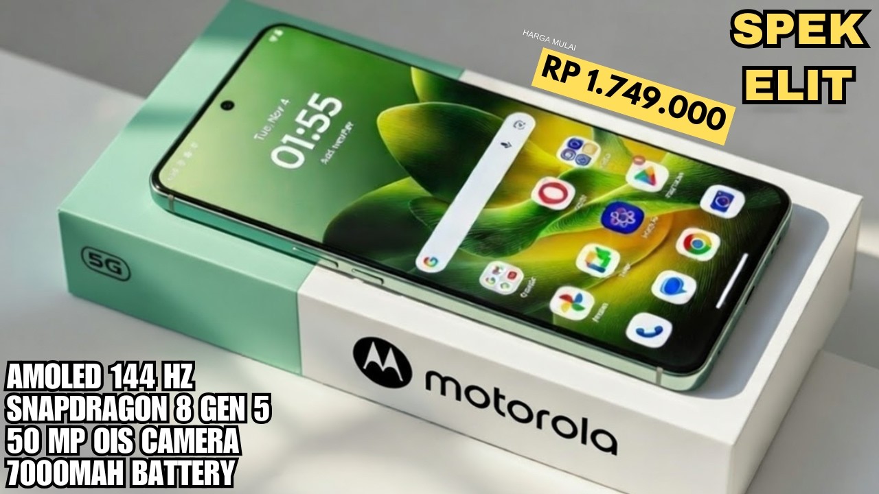 BARU RILIS SEBAGUS INI‼️RAM 12/512GB, 7000mah - HP MOTOROLA TERBARU APRIL 2026
