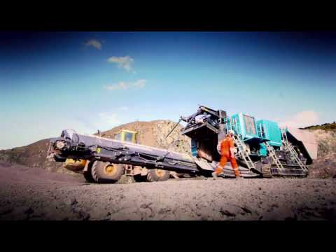 Powerscreen Premiertrak 600E & Warrior 2100 - Einsatz Basaltsteinbruch