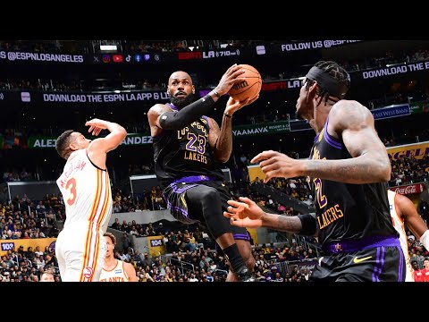 LeBron 31 Pts Near Triple Double vs Hawks!