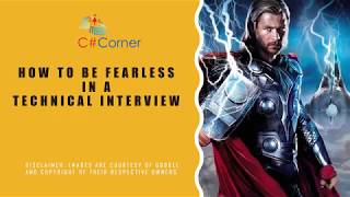 Be Fearless in a Technical Interview