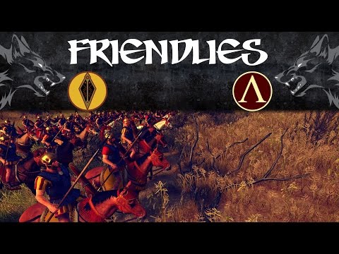 Wolf "Friendlies"-Patch 15 Battle!- Lusitani vs Sparta (Total War:Rome 2 Online Battle)