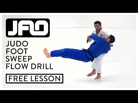 FREE LESSON: JFLO Grappling Academy Online - Judo - Foot Sweep Flow Drill
