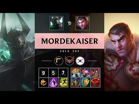 Mordekaiser Top vs Jayce - KR Grandmaster Patch 25.19