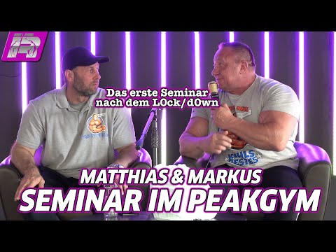 Das erste Seminar nach dem L0ck/d0wn - Im tollen PeakGym ist die Welt wieder in Ordnung