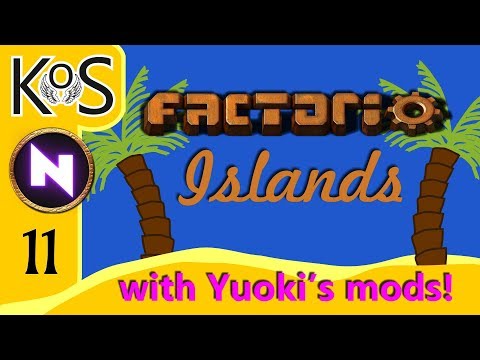 Factorio Islands! Ep 11: NILAUS CRIES ON THIS PILLOW / OIL - Yuoki modded coop MP Gameplay