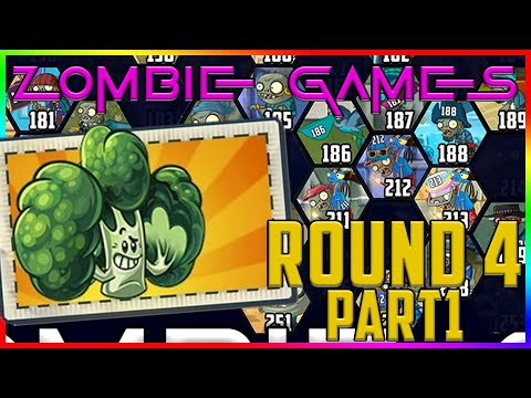 The Zombie Games - Round 4 (1/2) - Blockoli Challenge - Plants vs Zombies 2 MOD