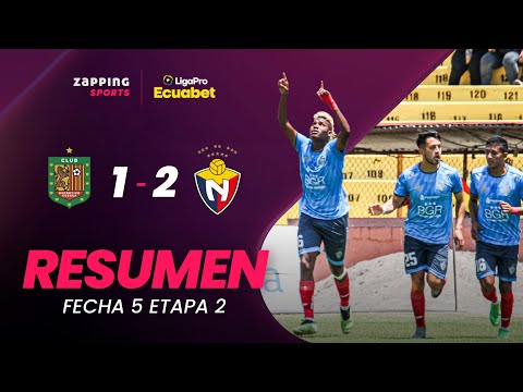 Deportivo Cuenca 1 - 2 El Nacional / Resumen Fecha 5 / 2da Etapa / LigaPro Ecuabet