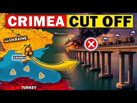 Ukraine Just CUT Crimea's Main Bridge... 60,000 Russian Troops Are TRAPPED