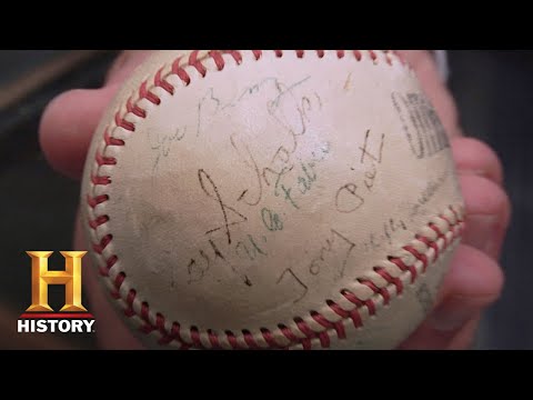 Signed "Black Sox" Baseball (Season 6) | Pawn Stars