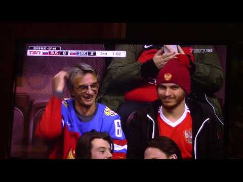 IIHF World Juniors 2019 - Russia vs Slovakia {QUARTERFINALS) | Final 3 Mins - Winning Teams Anthem