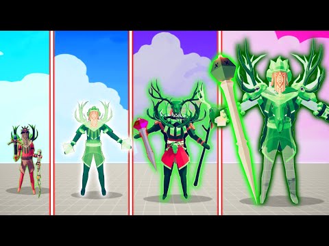 EVOLUTION OF MEGA WITCH DOCTOR ( ALL FORM ) | TABS - Totally Accurate Battle Simulator