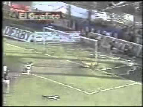 Gol de Ruben Paz / San Lorenzo 0-2 Racing / Primera División 1988/89