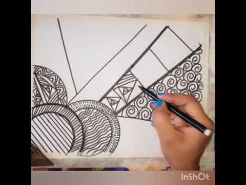 how to draw  doodle art 🎨 by Tulika kashyap