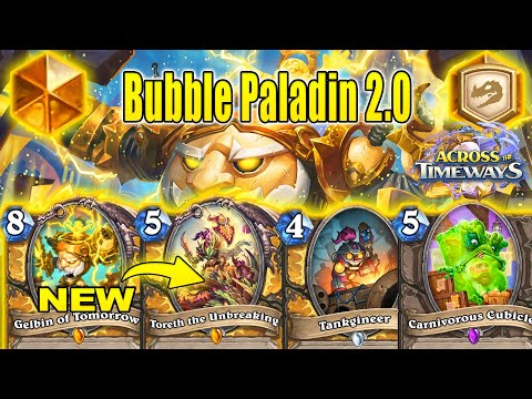 81% Winrate Bubble Paladin Deck 2.0 To Craft After Nerfs Patch At Across the Timeways | Hearthstone