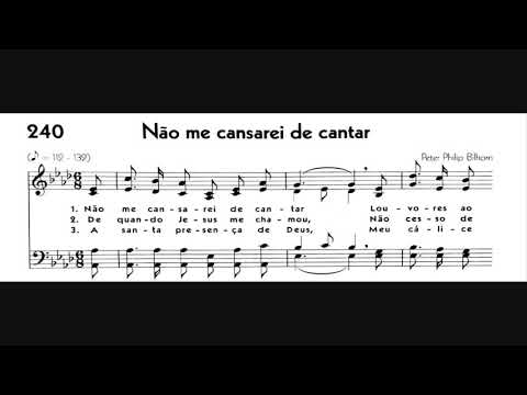 Hinário 5 CCB - Hino 240 - Não me cansarei de cantar - Strings - Teclado Yamaha PSR S670