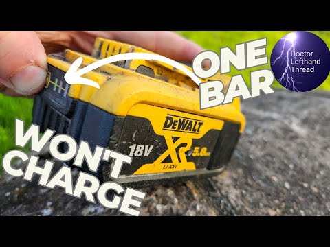 Dewalt Battery won't charge? Try This!