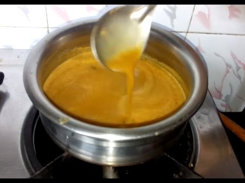 Kulith / Kulda cha Pitla (  Kulith Pithi ) / Horse gram Flour Curry Video