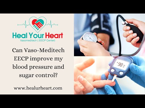 Can Vaso-Meditech EECP improve my blood pressure and sugar control?