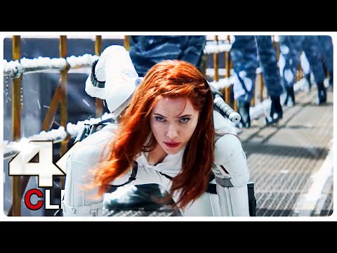 Black Widow Red Guardian Prison Break Scene | BLACK WIDOW (NEW 2021) Movie CLIP 4K