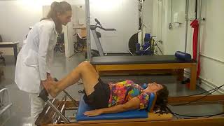 Trabalhando pernas, na reabilitação