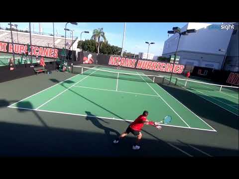 Trent Bryde(UGA) v. Leonard Bierbaum(UM) - Miami Men's Tennis Spring Invitational -  C3 - 06.01.23