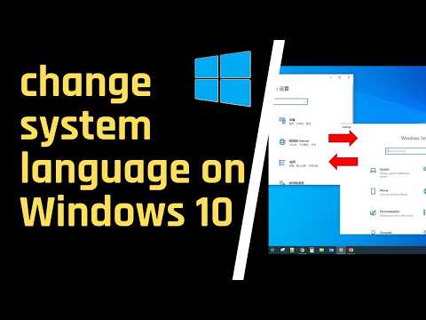 How to change system language on Windows 10  2026
