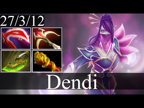 B8.Dendi - Templar Assassin | Midlane Gameplay Dota 2 Patch 7.31b