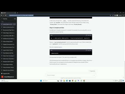 Embed Python In C Unable To Read Python Return Integer Value