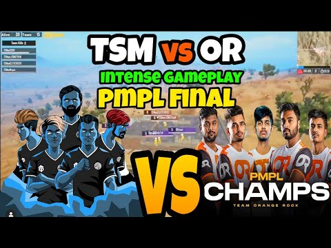 OR vs TSM Entity in Miramar PMPL Finals | Toxic Mavi | Jonathan Gaming | Clutchgod