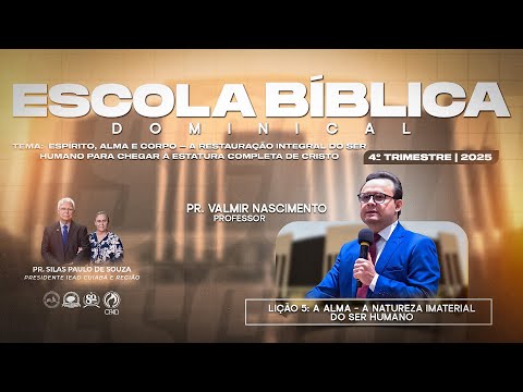 AO VIVO | ESCOLA BÍBLICA DOMINICAL (EBD) | 02/11/2025