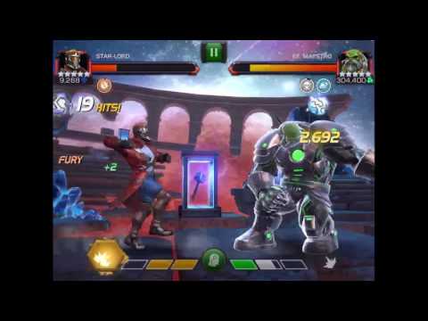 MCOC Labyrinth Of Legend Path 2 Fight 9 vs Final Boss EX Maestro (3.3m health)